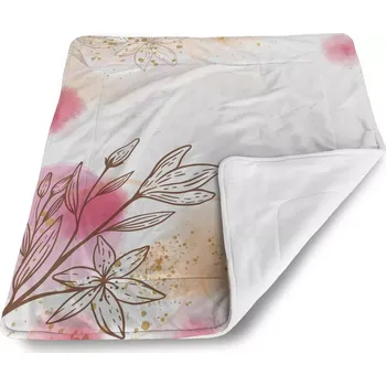deka Sablio Dětská deka pro miminko Jarní akvarel - 80x100 cm