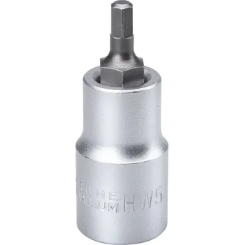 Gola hlavice Hlavice zástrčná 1/2" imbus, H 5, L 55mm FORTUM