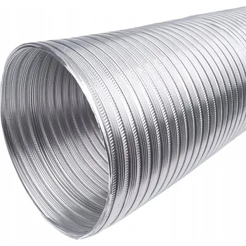 kabelová chránička TRUBKA SPIRO ROZTAHOVACÍ VENTILAČNÍ KANÁL 75-3 m HLINÍK