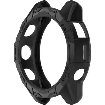 Chytré hodinky Silikonové pouzdro, obal pro Garmin Fenix 7 / 7 PRO černý silikon (Obal, kryt pro Garmin Fenix 7 / 7 Pro / Epix Pro Gen 2 (47mm))