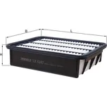 Vzduchový filtr KNECHT LX 4247