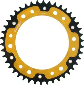 Řetězová sada pro motocykl Rozeta SUPERSPROX STEALTH RST-6:42-GLD zlatá 42 zubů, 525