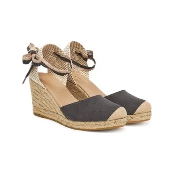 Dámské baleríny Espadrilky Genuins Zeland Canvas G105907 Černá 39