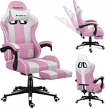 Herní židle Huzaro Force 4.7 Pink Mesh tkanina