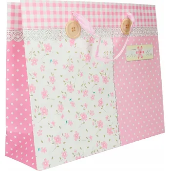 Dárková taška Vixon Dárková ozdobná taška s knoflíky V-172