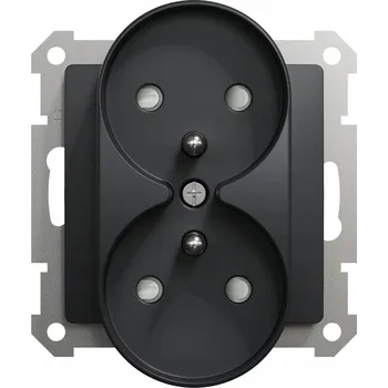 Elektrická zásuvka Elektrická Zásuvka nástěnná Schneider Electric černá