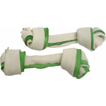 Pamlsek pro psa Uzel buvolí dvoubarevný JUKO Snacks 11 cm (20 ks)