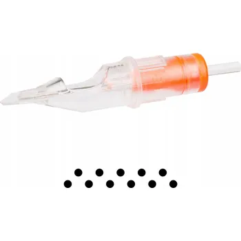 Tetování CARTRIDGE PRO, jehla na tetování 11RM 0,35 mm