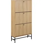 ACTONA Skříňka na boty Albany 3 čela dub přírodní