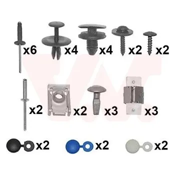 Nárazník Montážní sada, nárazník VAN WEZEL 4040794