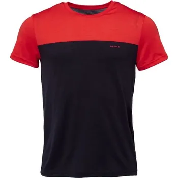 Pánská móda Pánské merino triko Devold CLASSIC LINEAR L Černá, Červená
