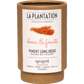 Koření La Plantation Sweet Long Chilli Powder 50g tubus