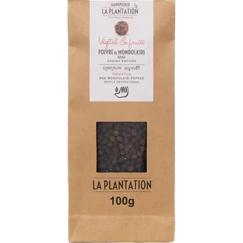 Koření La Plantation – červený pepř Mondulkiri 100 g, Kambodža