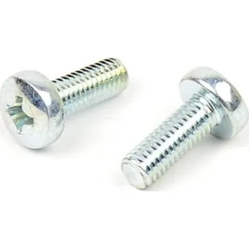 Spojovací materiál Šroub s půlkulatou hlavou s křížovou drážkou 5 x 16 mm Zn 4.8
