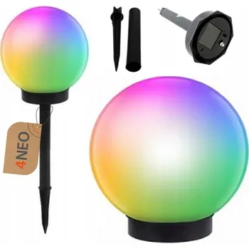 Venkovní osvětlení Solární lampa 4NEO, bílá, 34 cm, 1 ks