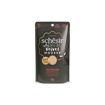 Krmivo pro kočku Schesir Cat kapsa After Dark Velv.Mousse kuře/hově.80g