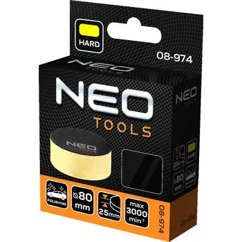 Brusný kotouč NEO TOOLS Leštící kotouč 80 x 25 mm, tvrdá houba 08-974