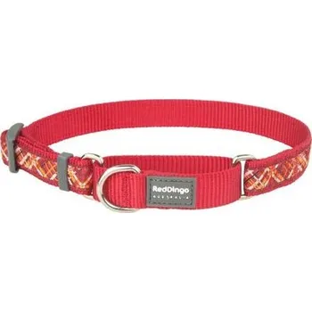 Obojek pro psa Ob. pol. RD 20 mm x 33-50 cm - Flanno Red