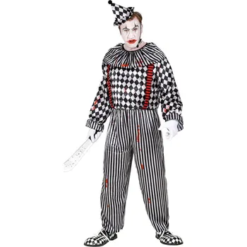 Karnevalový kostým Pánský kostým retro klaun - XXL