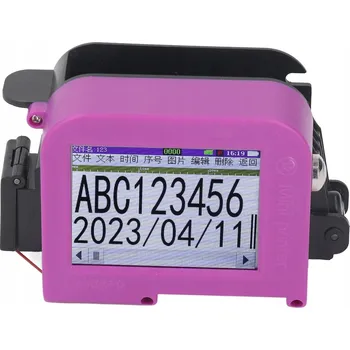 Tiskárna PŘENOSNÁ RUČNÍ INKOUSTOVÁ TISKÁRNA PRO ZNAČENÍ DAT, KÓDŮ EAN A QR KÓDŮ