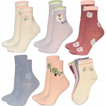 Dámské ponožky Motýlkové ponožky bavlna velikost 31