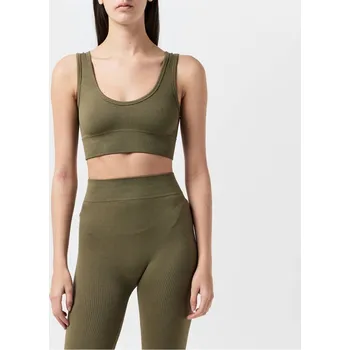 Kalhotky Miso Crop Top Womens Khaki 12 (M)