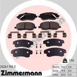 Sada brzdových destiček, kotoučová brzda ZIMMERMANN 20261.190.2