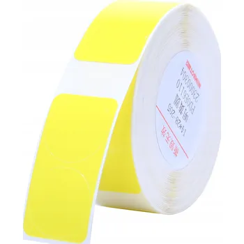 Speciální papír Termické etikety Samolepky KOLEČKA 14x28mm 205ks ŽLUTÉ tiskárny NIIMBOT