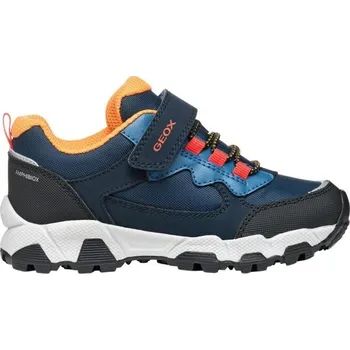 Chlapecká obuv Chlapecké tenisky Geox J PERTH 24 Tmavě modrá, Černá, Oranžová, Bílá