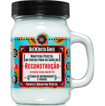 Vlasová regenerace Lola Cosmetics BE(M)DITA GHEE RECONSTRUÇÃO regenerační maska na vlasy 350 g