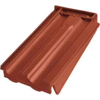 Střešní krytina Taška krajní pravá BMI BRAMAC Granát 13 engoba – měděná