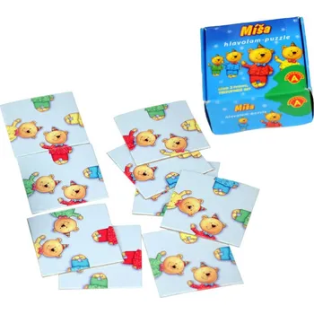 Hlavolam Hra Puzzle hlavolam Míša set 9 kartiček v krabičce | 862316
