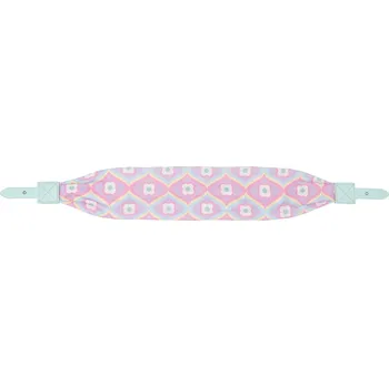 Opasek Polarbox POLARBOX látkový popruh Retro, tyrkysová přezka PLBSTRAP9334