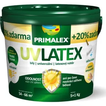 barva na zeď Barva Primalex UV Latex – 5+1 kg