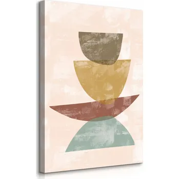 Obraz OBRAZ DO OBÝVÁKU BAREVNÉ SKÁLY BETON BOHO STYL ABSTRAKCE 30x40