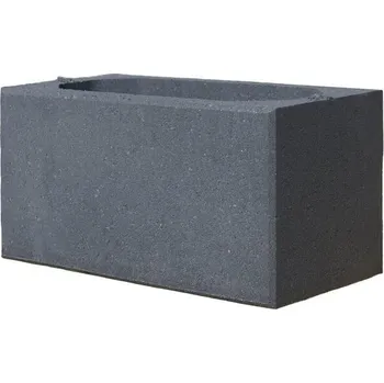 Tvárnice plotová CS BETON Soloblok základní černá – 400 × 200 × 200 mm