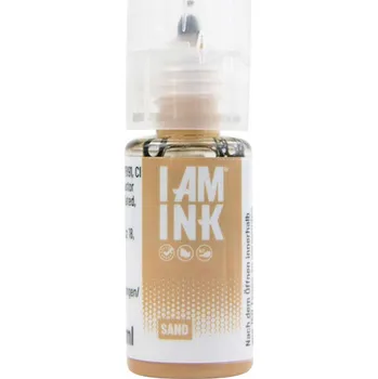 Tetovací barva I AM INK | SAND | 10 ml | Pravé pigmenty | Barva na tetování | Inkoust