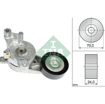 Napínák, žebrovaný klínový řemen Schaeffler INA 534 0059 10