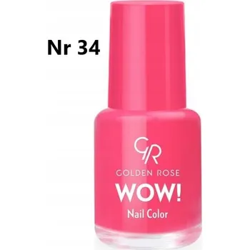 Lak na nehty Golden Rose WOW Nail Color Lak na nehty Odstín 34