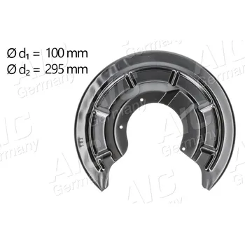 Brzdový kotouč Ochranný plech proti rozstřikování, brzdový kotouč A.I.C. 57578