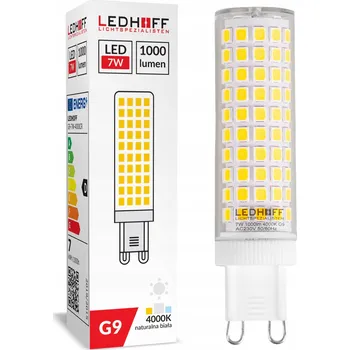 Žárovka LED žárovka G9 7W 4000K SMD neutrální bílá SILNÁ úsporná