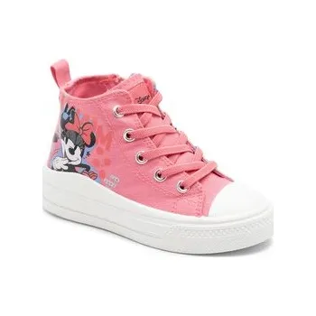 Dívčí tenisky Plátěnky Mickey&Friends CA22318C-DSTC Růžová 32