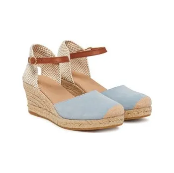 Dámské baleríny Espadrilky Genuins Carina Velour G106384 Modrá 39