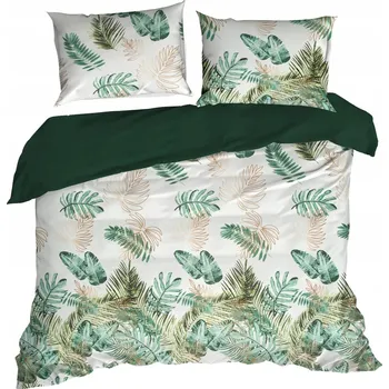 Povlečení Povlečení Dawosa se zelenými listy 160x200 Eurofirany