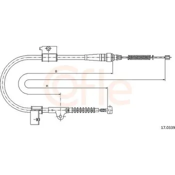 Autodíl Tažné lanko, parkovací brzda COFLE 92.17.0339