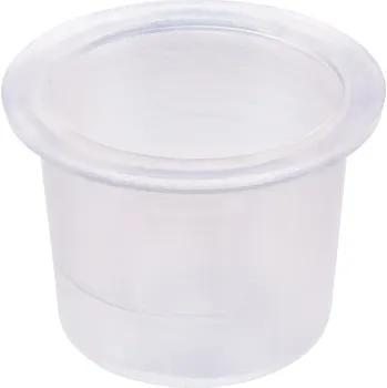 Jednorázové nádobí KELÍMKY NA BARVU 13 mm (100 ks), průhledné