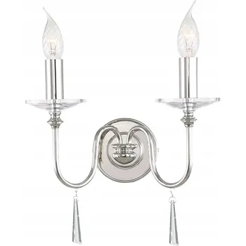 Nástěnné svítidlo Nástěnné svítidlo Elstead šedé E14 60 W