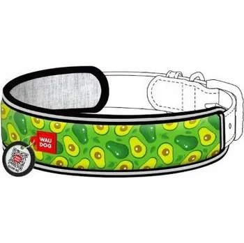 Obojek pro psa Wau dog, návlek na obojek, avokádo, M