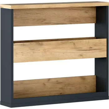 police Závěsná police KLAUDIUS TYP 5, grafit/dub artisan - SLEVA 3% s kodem radost25