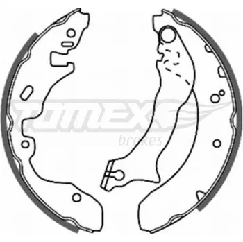 Brzdová čelist Sada brzdových čelistí TOMEX TX 20-84